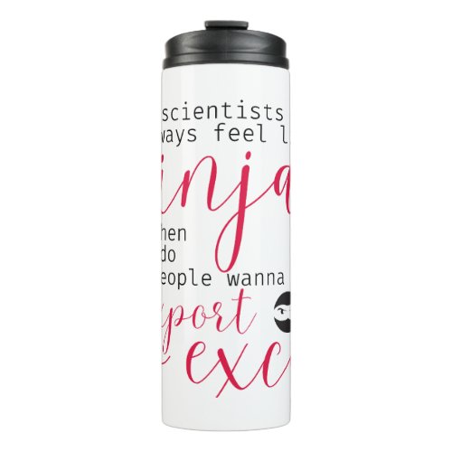 Data Scientist Ninjas for Women in Tech Thermal Tumbler