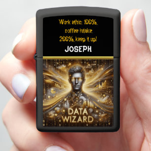 Data Scientist Unveiling Digital Insights Zippo Lighter