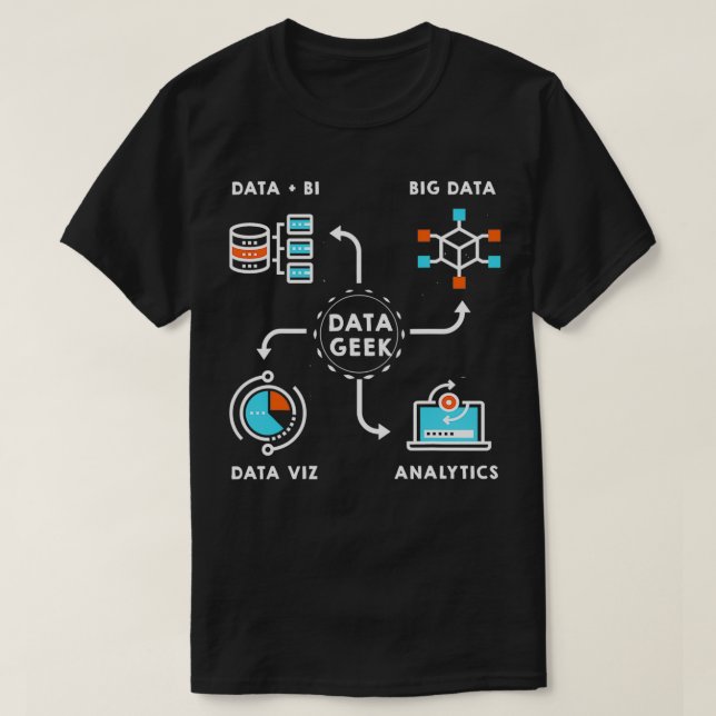 Data Scientists Analysts And Engineers T-Shirt (Design Front)