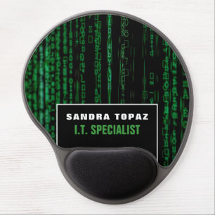 Data Screen, Information Technology, Computer Gel Mouse Pad