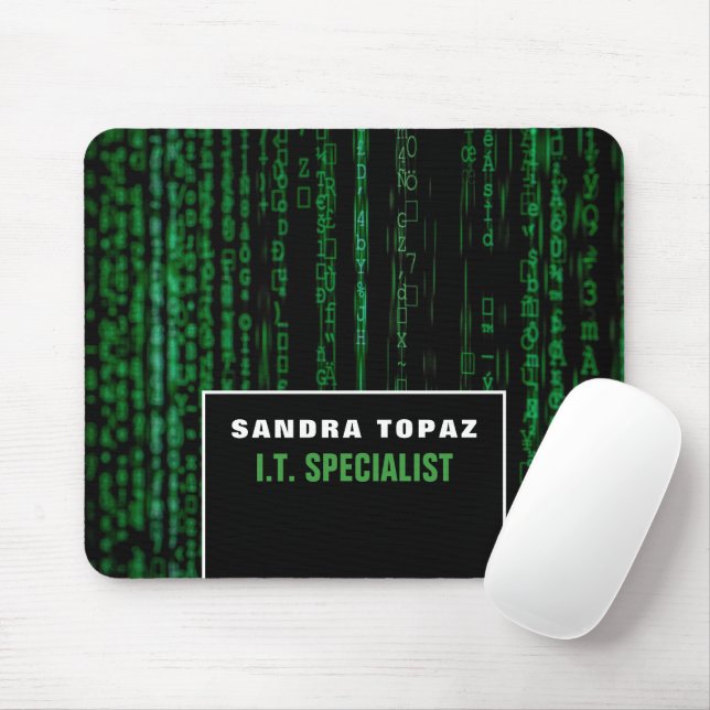 Data Screen, Information Technology, Computer Mouse Pad (With Mouse)