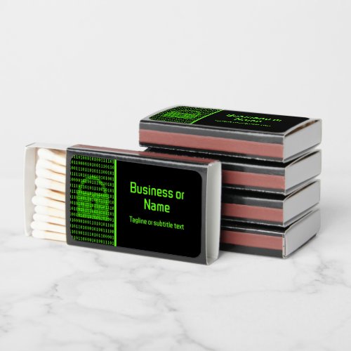 Data Security _ Machine Code Padlock Black  Green Matchboxes