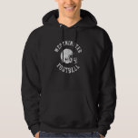 Data Set 708 Football Throwback Football Helmet Re Hoodie<br><div class="desc">Data Set 708 Football Throwback Football Helmet Retro</div>