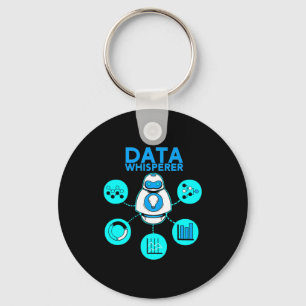 Data Whisperer Tech Engineer Mis Analyst Software  Keychain