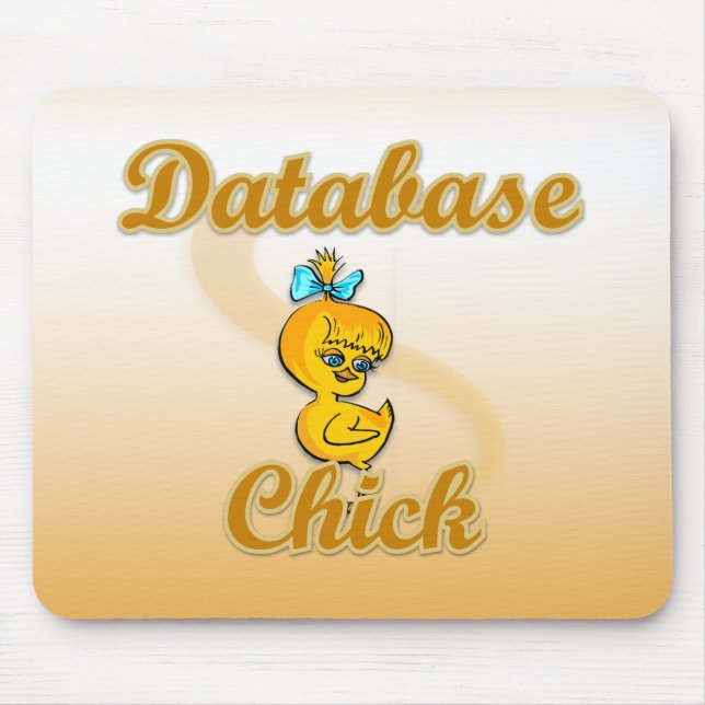Database Chick Mouse Pad (Front)