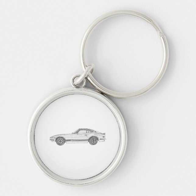 Date 240Z Keychain (Front)