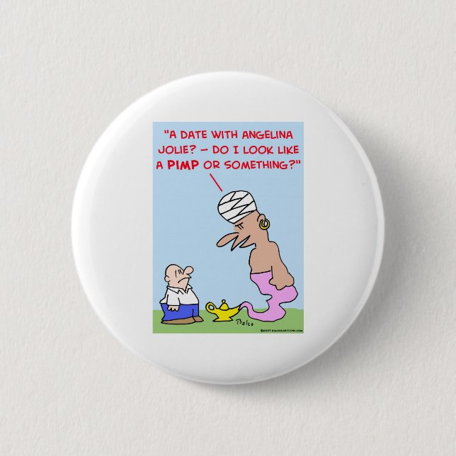 date angelina jolie pimp genie lamp button (Front)