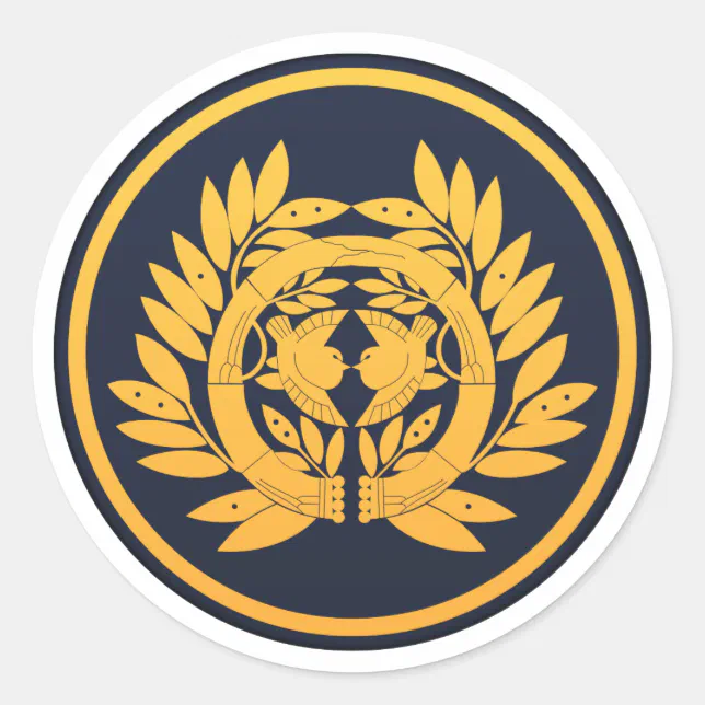 Date Clan Kamon Classic Round Sticker | Zazzle