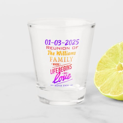 Date Family Reunion Souvenir Love Never Ends