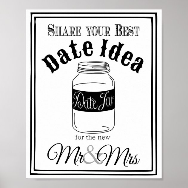 Date Jar Wedding Sign Wedding Or Party Sign