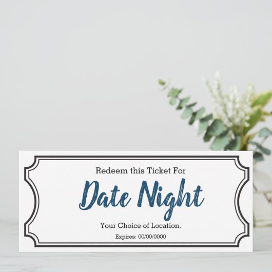 Date Night Gift Ticket (Standing Front)