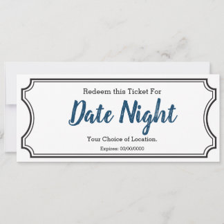 Date Night Gift Ticket