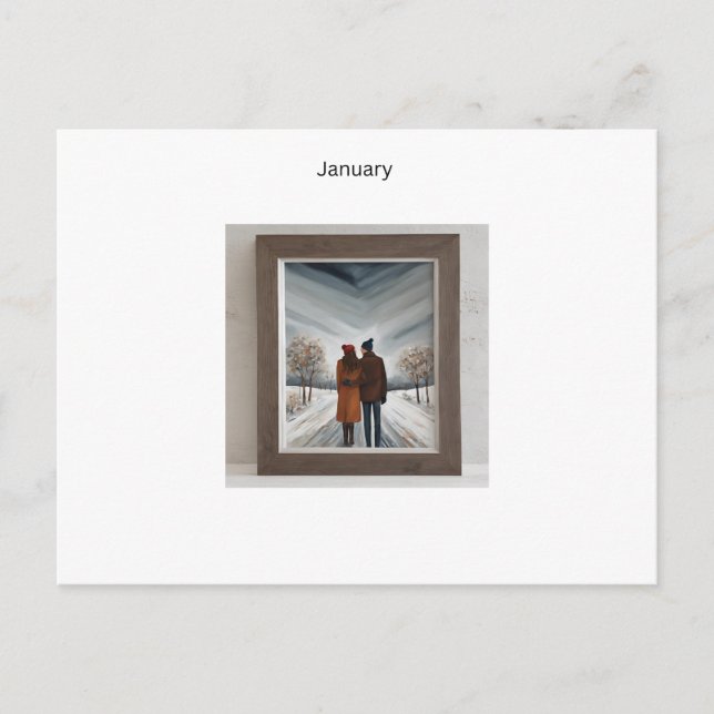 Date night invite for January (Front)