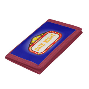 Date Night Theater Marquee Trifold Wallet