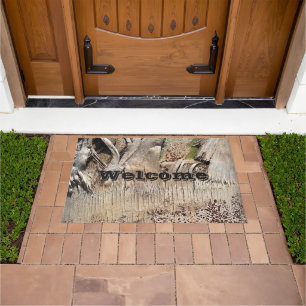 Date Palm Tree Trunk Texture Closeup Photo Image Doormat