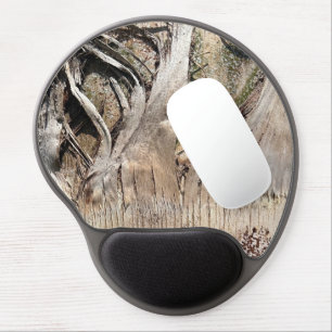 Date Palm Tree Trunk Texture Closeup Photo Image Gel Mouse Pad