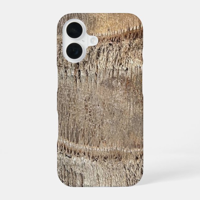 Date Palm Tree Trunk Texture Closeup Photo Image Iphone Case (Back)