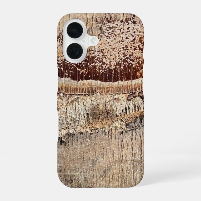 Date Palm Tree Trunk Texture Closeup Photo Image Iphone Case (Back)