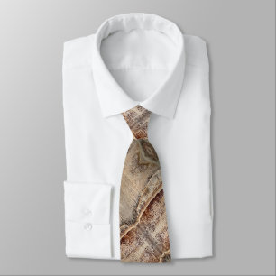 Date Palm Tree Trunk Texture Closeup Photo Image Neck Tie