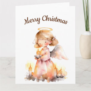 Dated Christmas Angel for Joy Blessing Card