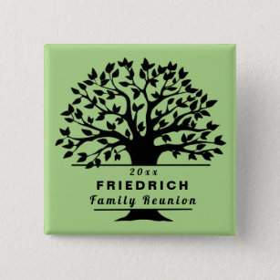 Dated Family Reunion Change Colors Souvenir Gift Button