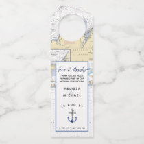 Dated Love Thanks with Personalized Note + Anchor Bottle Hanger Tag