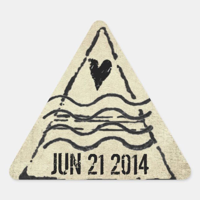 Dated Passport Stamp Sticker (Front)