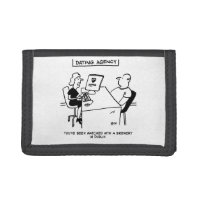 Dating Agency Matches with a Brewery Trifold Wallet