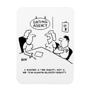 Dating Agency - Mr Right Magnet