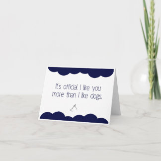 Dating Anniversary Milestone Card For Dog Lovers