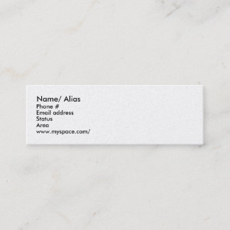 Dating Card for quick meetings - C... - Customized