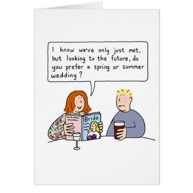 Dating Humor Cartoon Couple (Front)