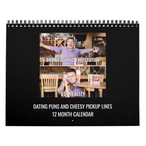 Dating Puns  Cheesy Pickup Lines 12 mo Calendar