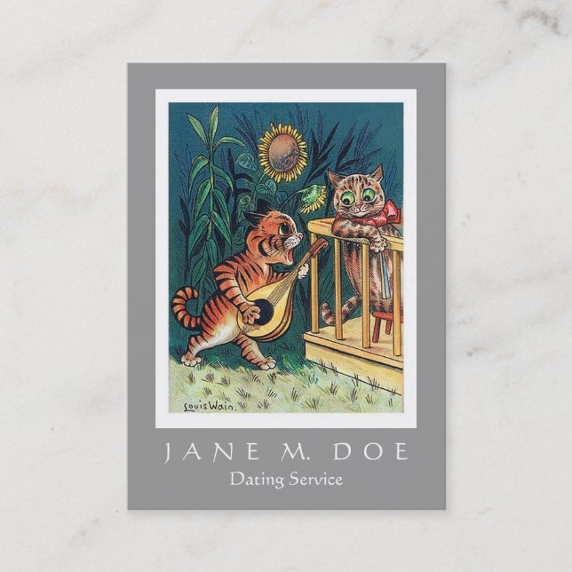 Dating Service / Matchmaker - Two Sided Business Card (Front)