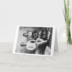 Dato Mandi and Wife in the Philippines Photograp Card