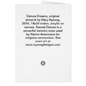 Datura Dreams Cards (Back)