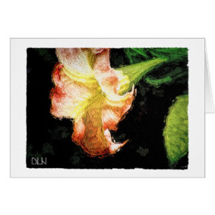 Datura/Trumpet Flower /Watercolor Look Cards