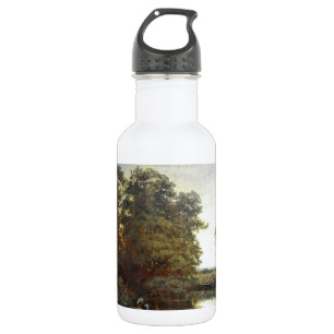 Daubigny_Landscape_with_a_pond.jpg Stainless Steel Water Bottle