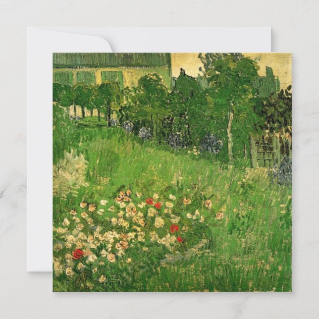 Daubigny's Garden by Vincent van Gogh, Le Jardin (Front)