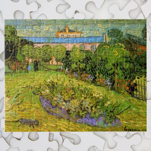 Daubignys Garden by Vincent van Gogh Le Jardin Jigsaw Puzzle