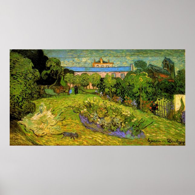 Daubigny's Garden by Vincent van Gogh Poster (Front)