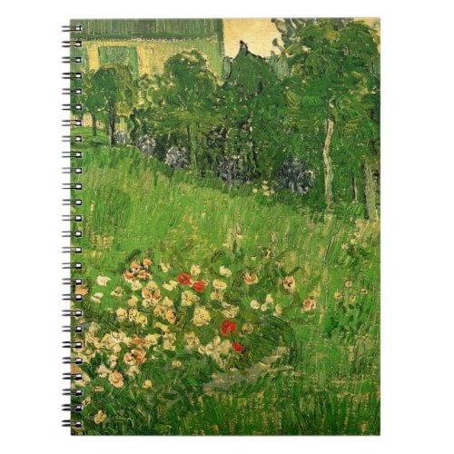 Daubignys Garden by Vincent van Gogh Vintage Art Notebook