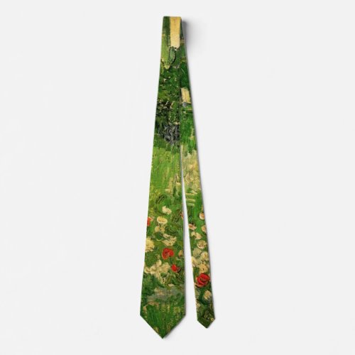 Daubignys Garden by Vincent van Gogh Vintage Art Tie