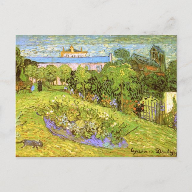 Daubigny's Garden Van Gogh Fine Art Postcard (Front)
