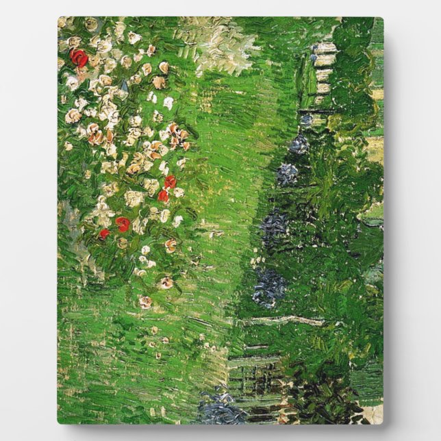 Daubigny's Garden. Vincent van Gogh. beautiful Plaque (Front)