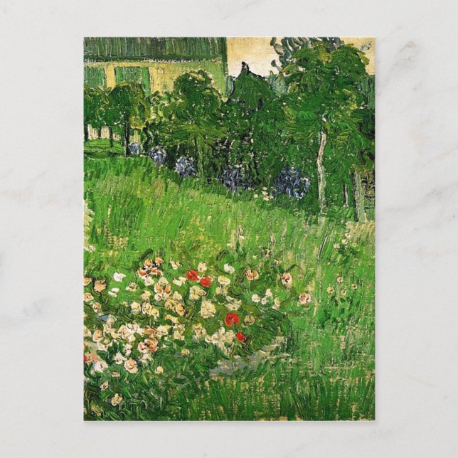 Daubigny's Garden. Vincent van Gogh. beautiful Postcard (Front)
