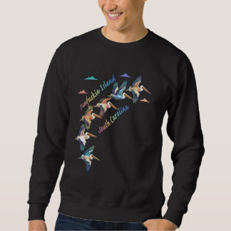 Daufuskie Island South Carolina Colorful Tie-Dye P Sweatshirt