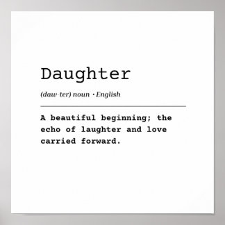 Daughter – A Beautiful Beginning Poster