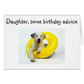 "DAUGHTER" ADVICE ON BIRTHDAY (Front Horizontal)