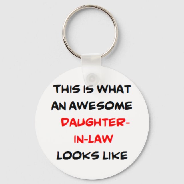 daughter, awesome keychain (Front)